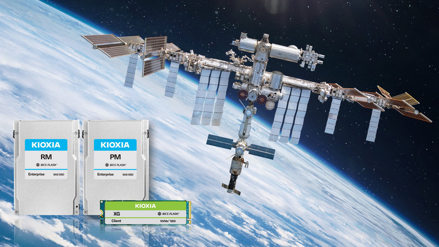 KIOXIA se joint aux serveurs Hewlett Packard Enterprise lors du lancement spatial de la Station spatiale internationale